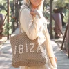 Beach Bag Seashell Off White Ibiza