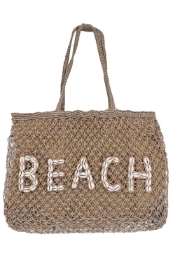 Beach Bag Seashell Off White Beach