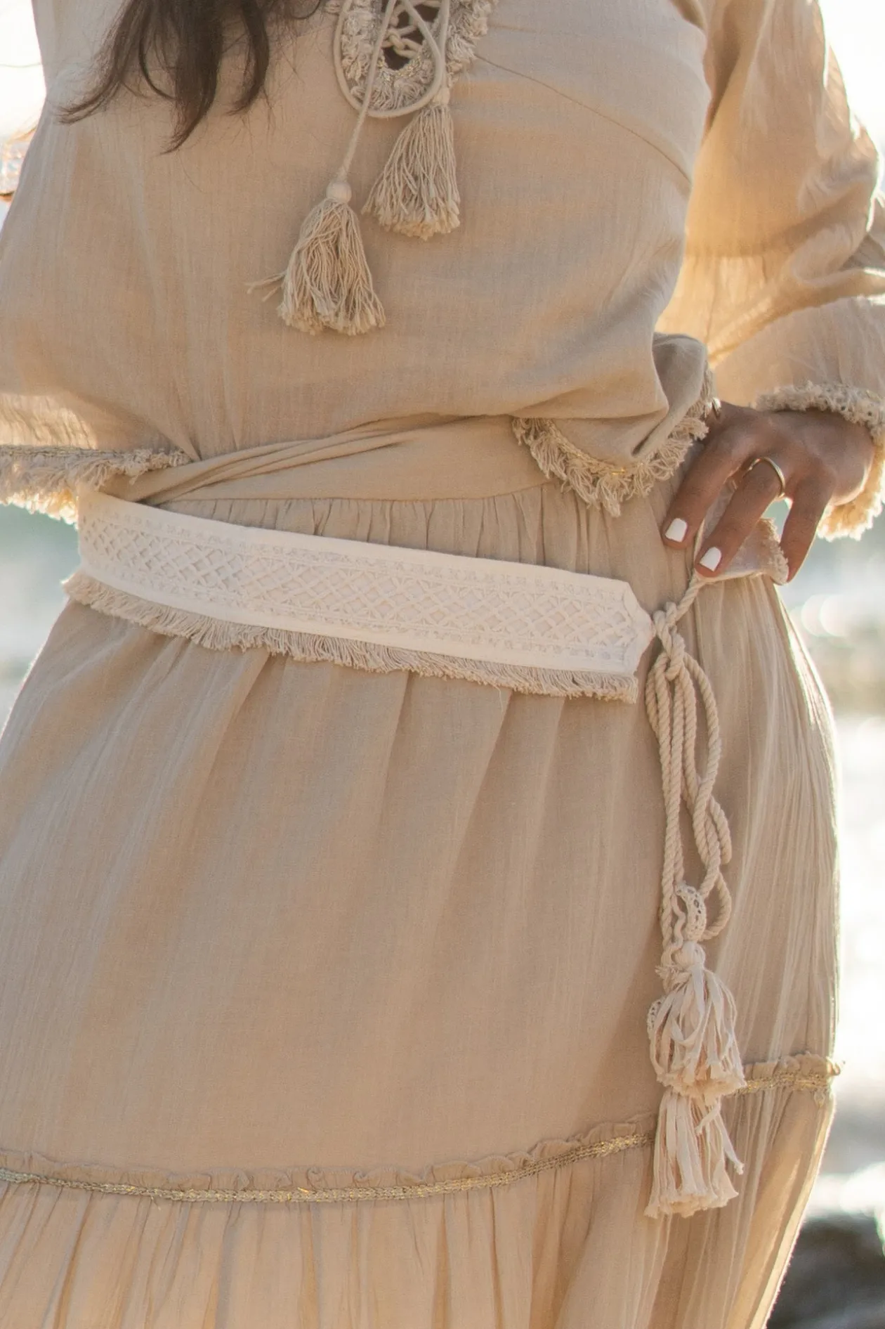 Belt Rosa Nyx Ivory