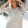 Blouse Aletta Baroque Mint Print