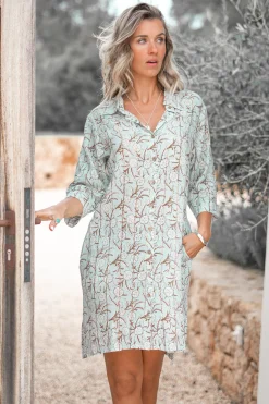 Blouse Aletta Flower Mint
