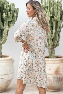 Blouse Aletta Flower Sand