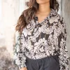 Blouse Briso Baroque Black print