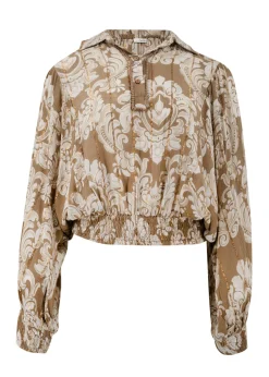 Blouse Briso Baroque Taupe print