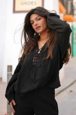 Blouse Encaje Black