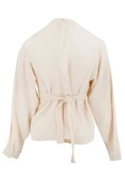 Blouse Flor Elegancia Ecru