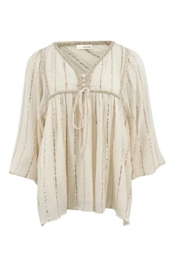 Blouse Gigi Stripe Ecru