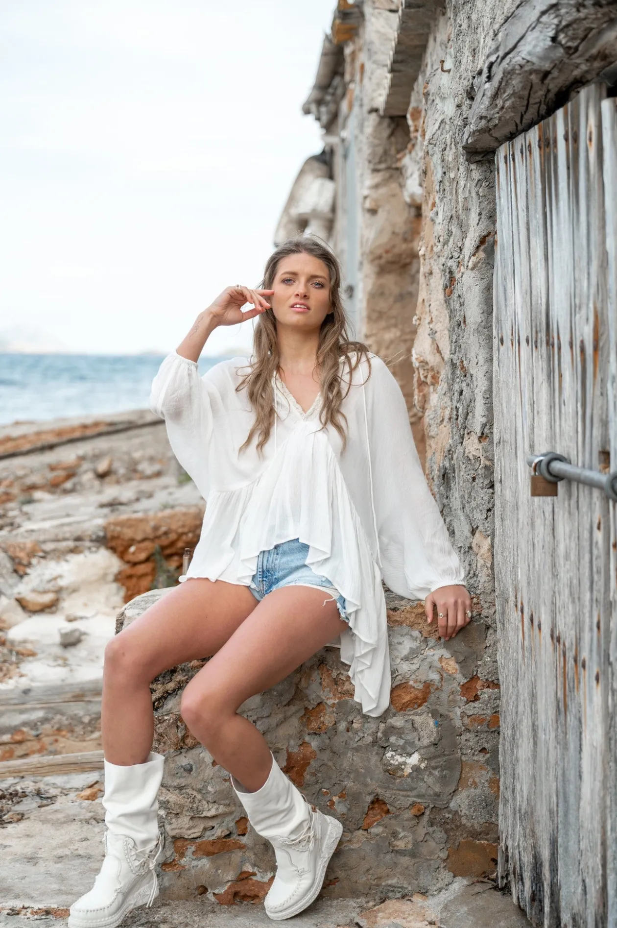 Blouse Isabel Ivory