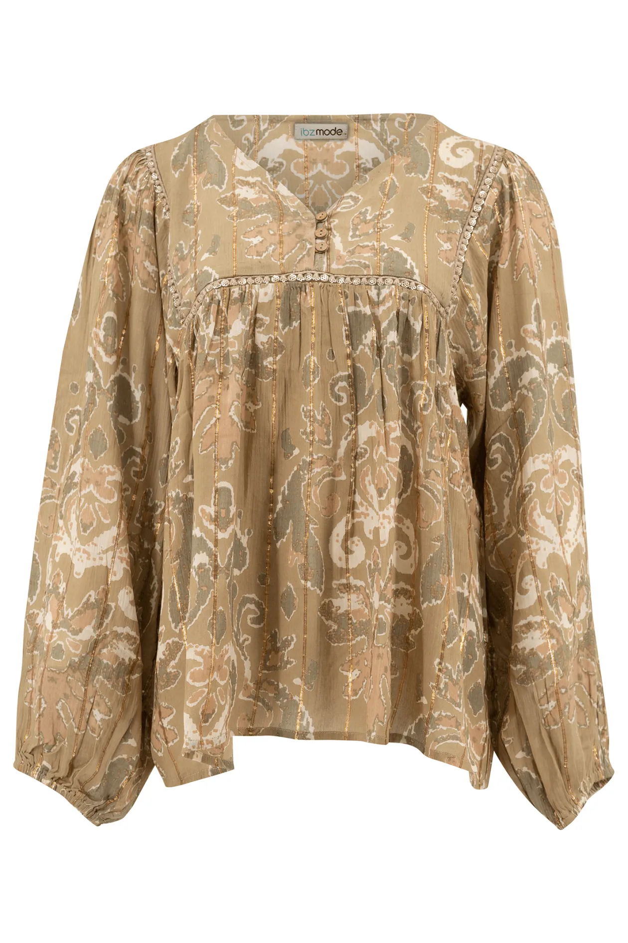 Blouse Kiki Barok Khaki