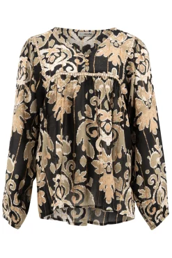 Blouse Kiki Barok Zwart