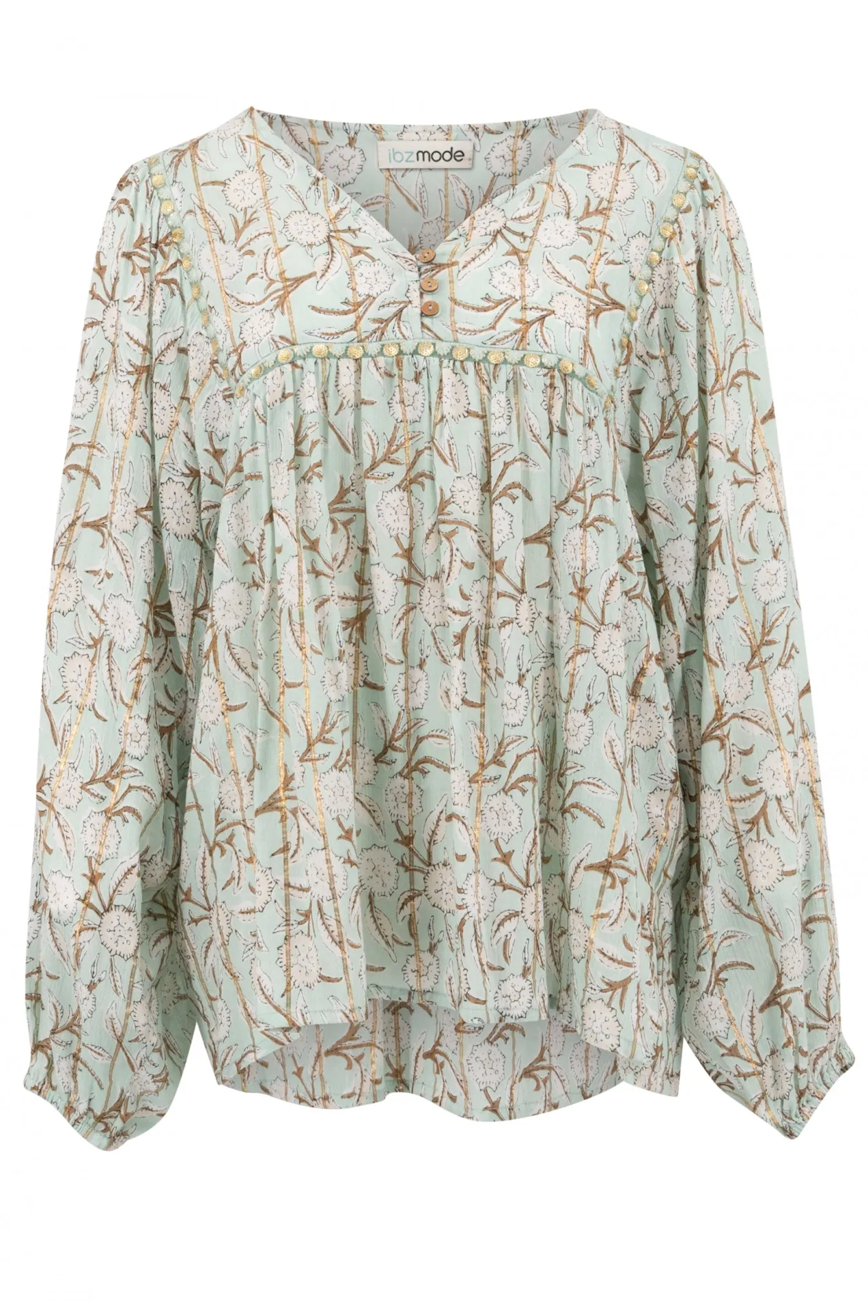 Blouse Kiki Flower Mint