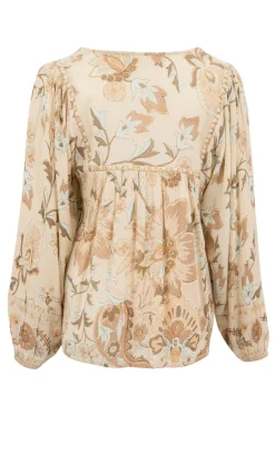 Blouse Kiki Flower Natural