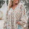 Blouse Kiki Flower Sand