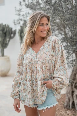 Blouse Kiki Flower Sand