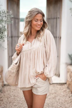 Blouse Kiki Stripe Sand