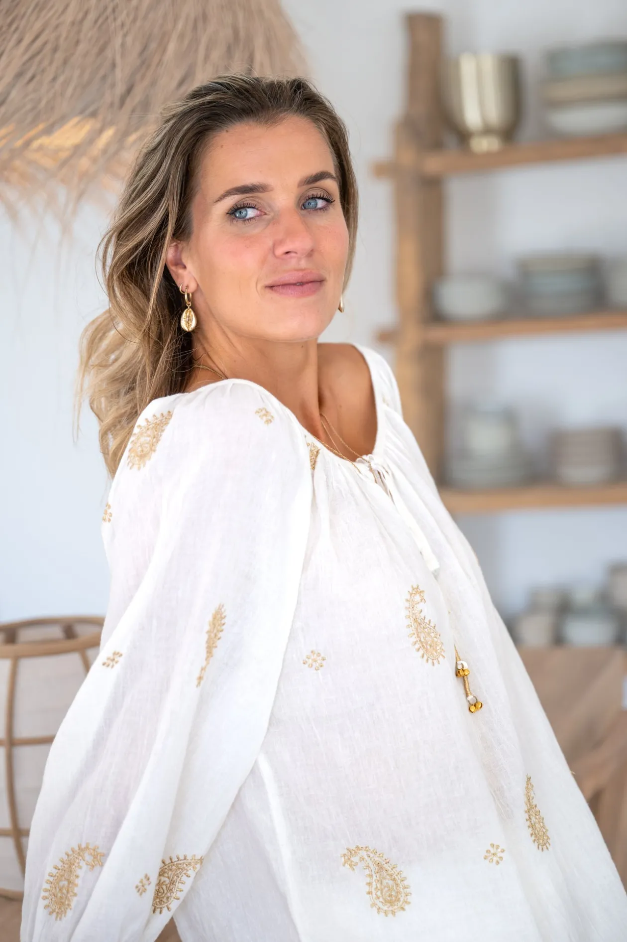 Blouse Lace Esencia Ivory