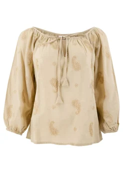 Blouse Lace Esencia Sand