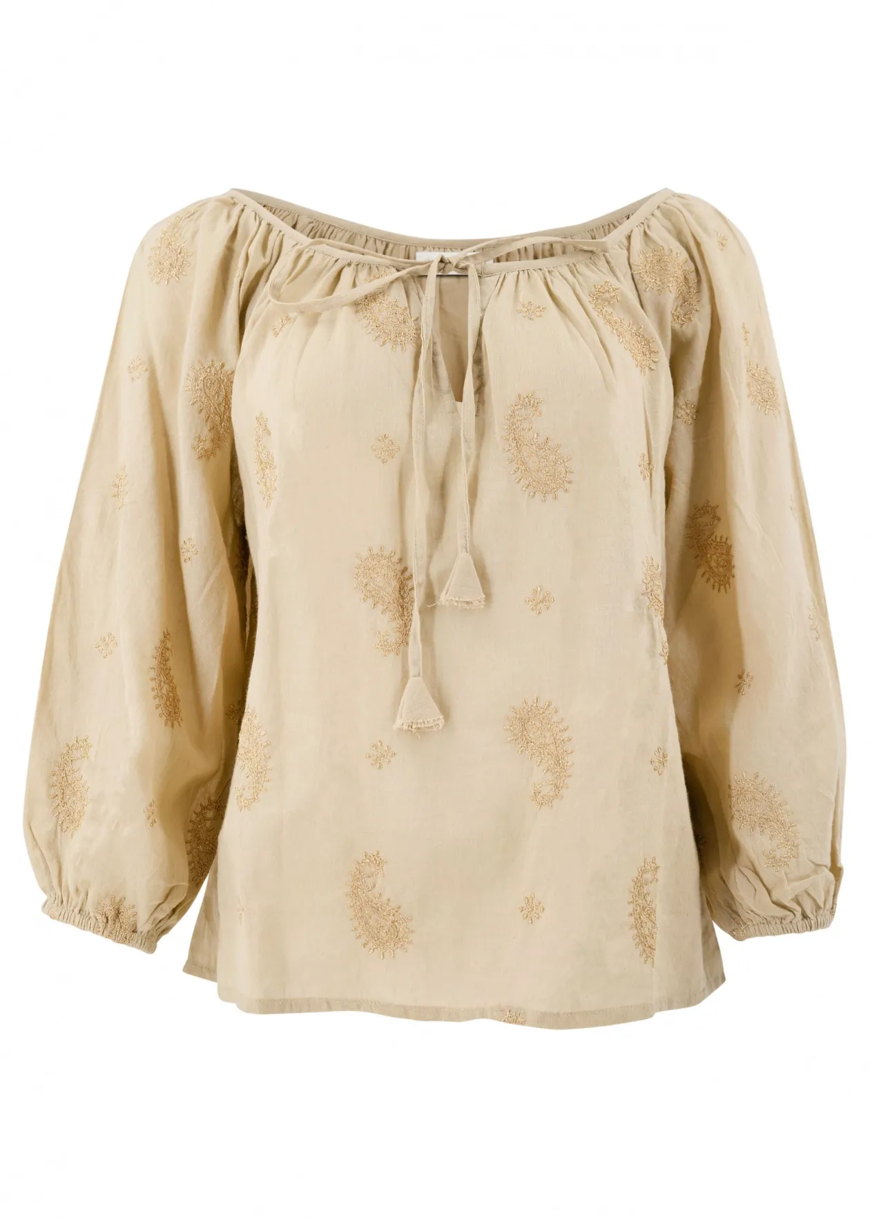 Blouse Lace Esencia Sand