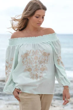 Blouse Selena Bordado Mint