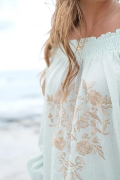 Blouse Selena Bordado Mint