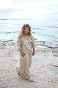 Blouse Selena Bordado Sand