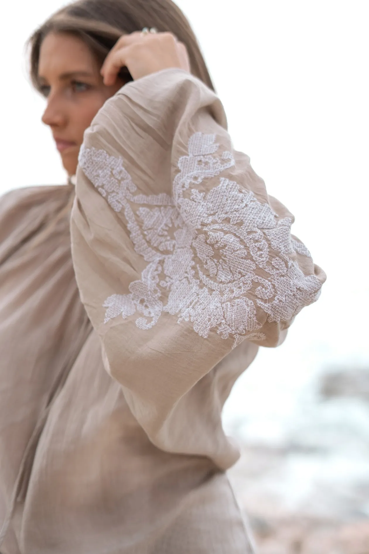 Blouse Serena Cuenca Light Taupe