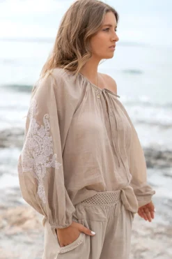 Blouse Serena Cuenca Light Taupe