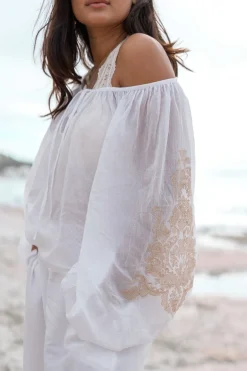 Blouse Serena Cuenca White