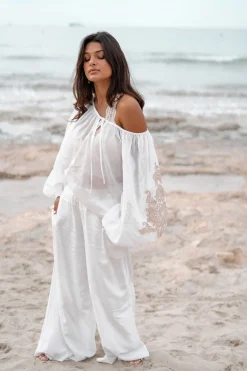 Blouse Serena Cuenca White
