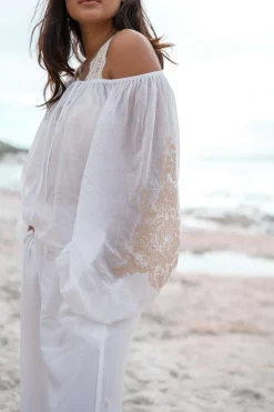 Blouse Serena Cuenca White