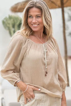 Blouse Serena Taupe
