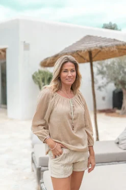 Blouse Serena Taupe