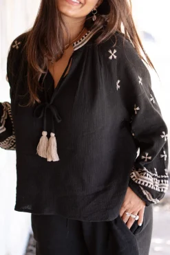 Blouse Sonrisa Black