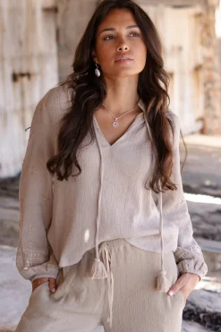 Blouse Sonrisa Taupe