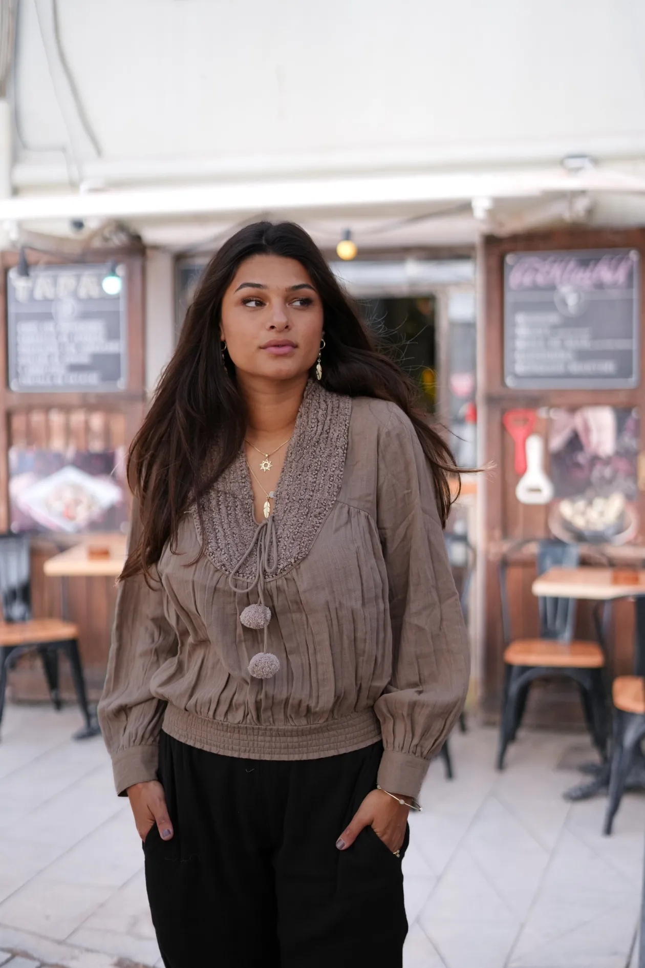 Blouse Suave Taupe