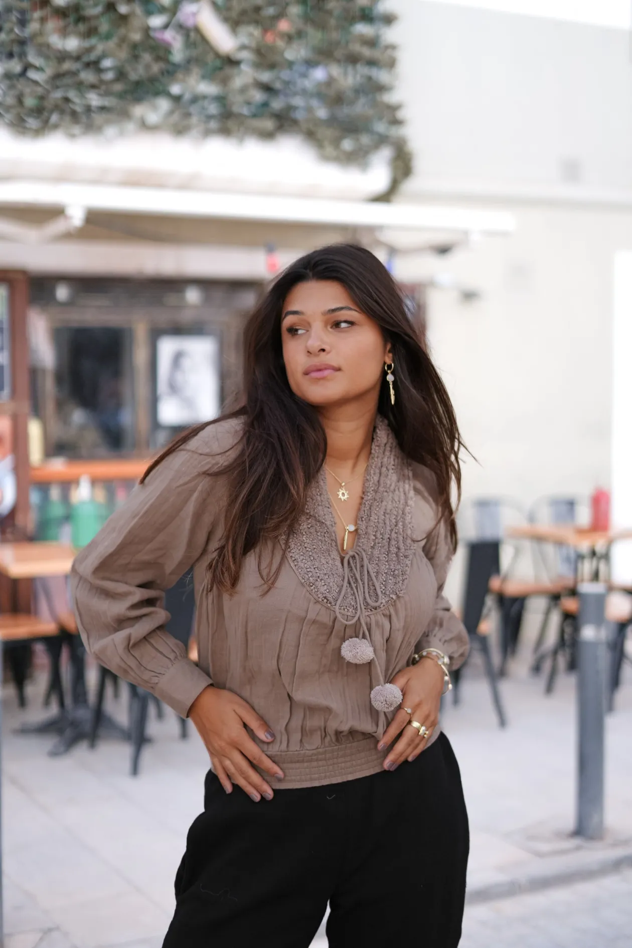 Blouse Suave Taupe