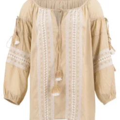 Blouse Tassel Beige