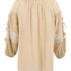 Blouse Tassel Beige