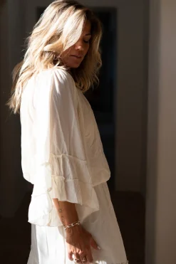 Blouse Yira Boho Ecru