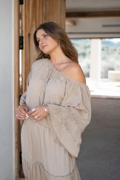 Blouse Yira Boho Taupe
