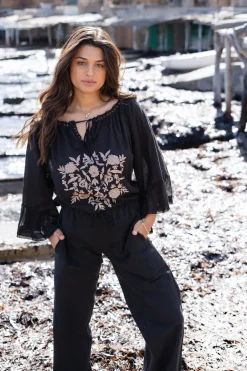 Blouse Yira Bordado Black
