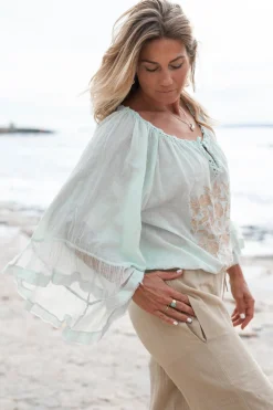 Blouse Yira Bordado Mint
