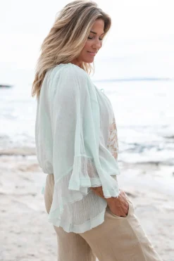 Blouse Yira Bordado Mint