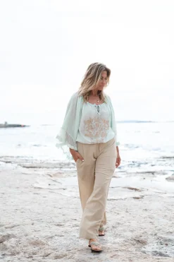 Blouse Yira Bordado Mint
