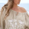 Blouse Yira Bordado Sand