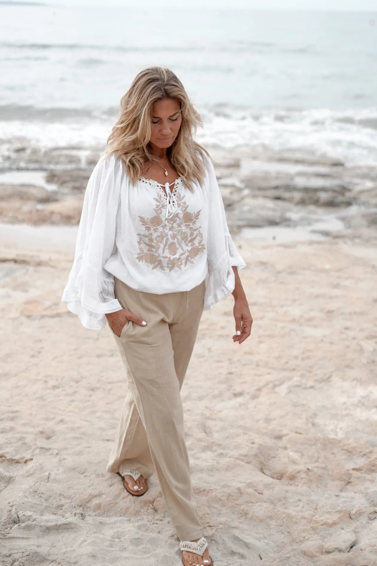 Blouse Yira Bordado White