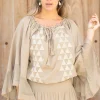 Blouse Yira Cuadros Taupe