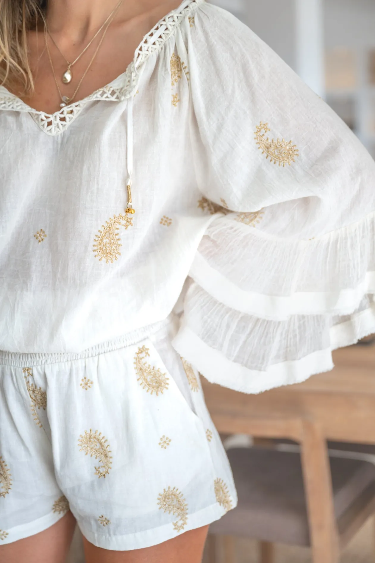 Blouse Yira Esencia Ivory