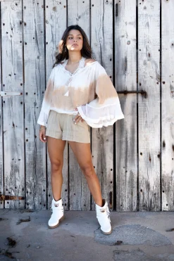 Blouse Yira Ombre Ivory