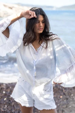 Blouse Yira Ombre Pale Blue